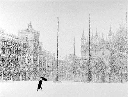 Bruno Rosso - Neve a Venezia -1951