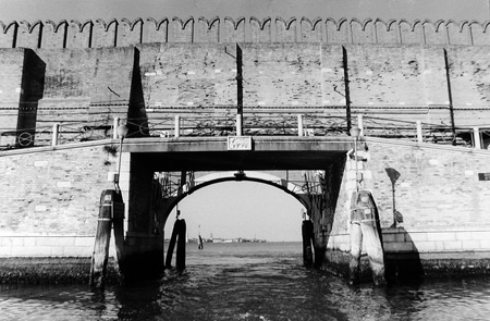 Varco di accesso sul Rio delle Galeazze aperto nel 1964